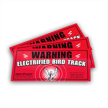 WARNING LABELS (X 3)